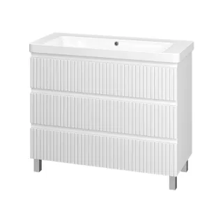 Напольная тумба под раковину Brevita Victory 105 УТ000024305 белый